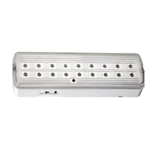 Светильник светодиодный  аварийный СБА 1048С 18LED с наклейкой ВЫХОД AC/DC  ASD