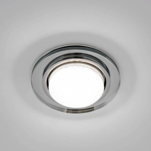 CRISTAL GX 53  1  cветильник потолочный ограненное стекло, GX 53. прозрачный