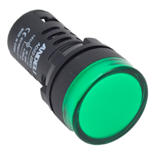 Лампа AD16-22DS (LED) матрица d22мм белый 24В AC/DC (ANDELI)