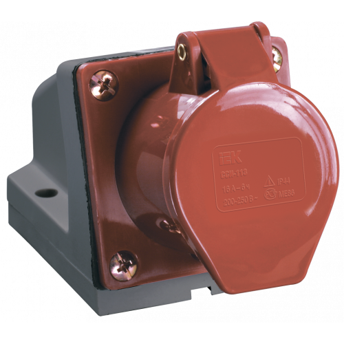 Розетка стационарная 125 3P+PE+N 32А 380В PSR12-032-5