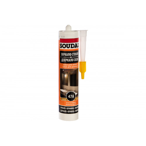 Клей для зеркал 47А (жидкие гвозди) 280мл. 1/15 //SOUDAL