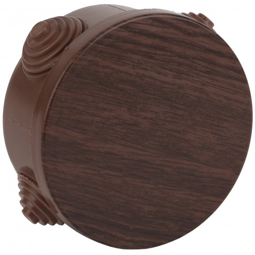 Коробка  85х40 IP54 ЭРА дуб 4вх.