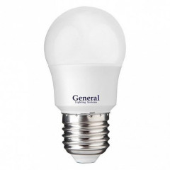 12Вт ШАР GLDEN-G45F-12-230-E14-4500 шарик 12Вт Е14 4500К General