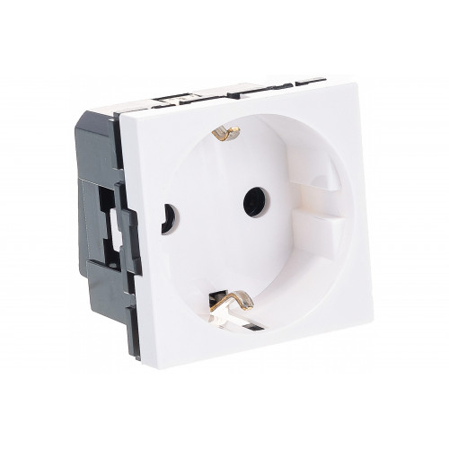 Legrand 77210 Mosaic Розетка 2к+З нем.ст.в/заж.