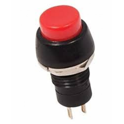 Выключатель-кнопка 250V 1A (2c) ON-OFF красная Micro REXANT