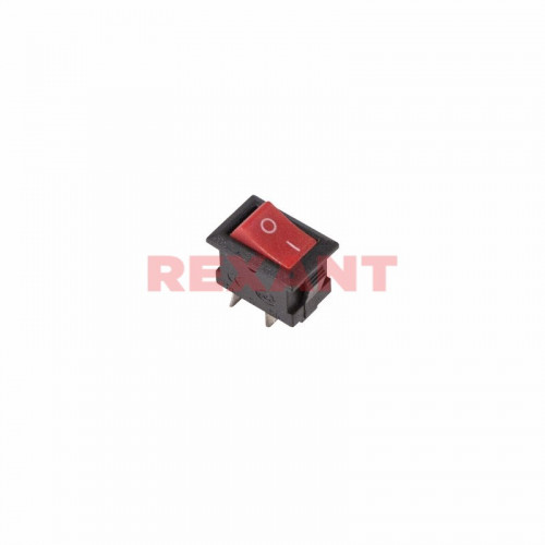 Выключатель клавишный 250V 3A (2c) ON-OFF красный Micro REXANT